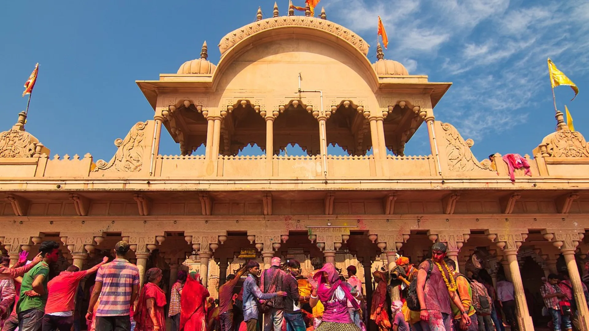 Prem Mandir Light Show Evening Darshan