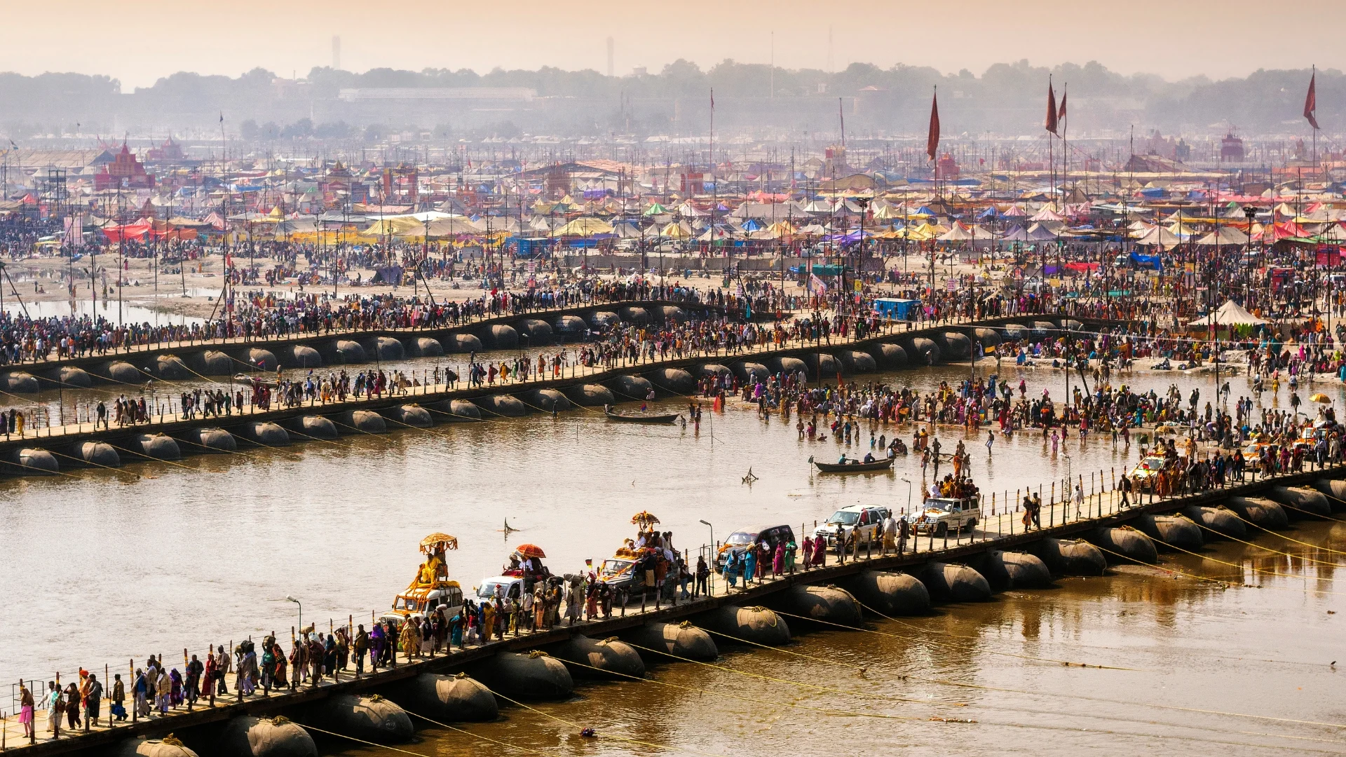 Prayagraj Triveni Sangam Holy Dip Spiritual Experience