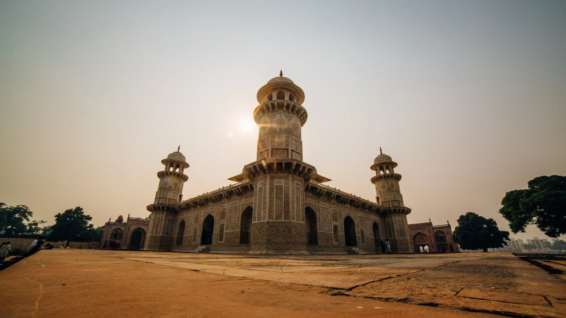 Mehtab Bagh Taj Mahal Sunset View Agra